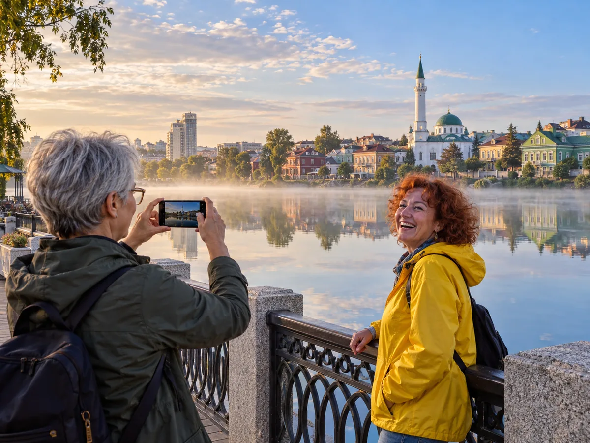 The Lake Kaban embankment by the Old Tatar Quarter