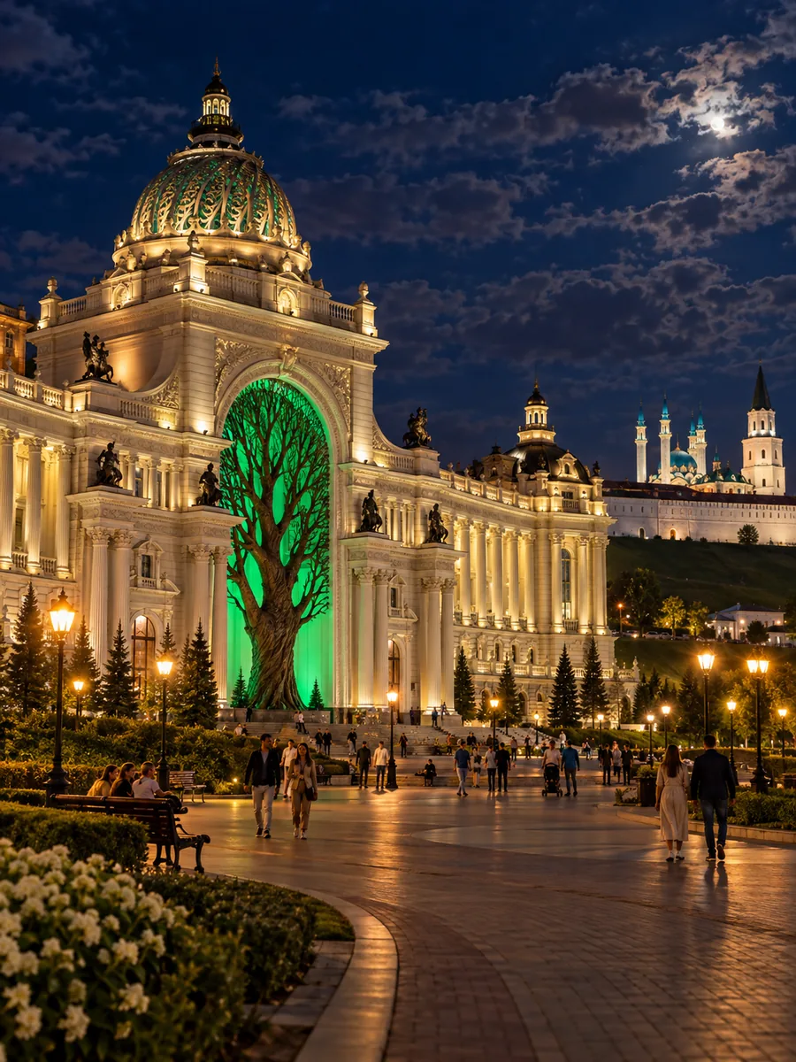 Kazan by night