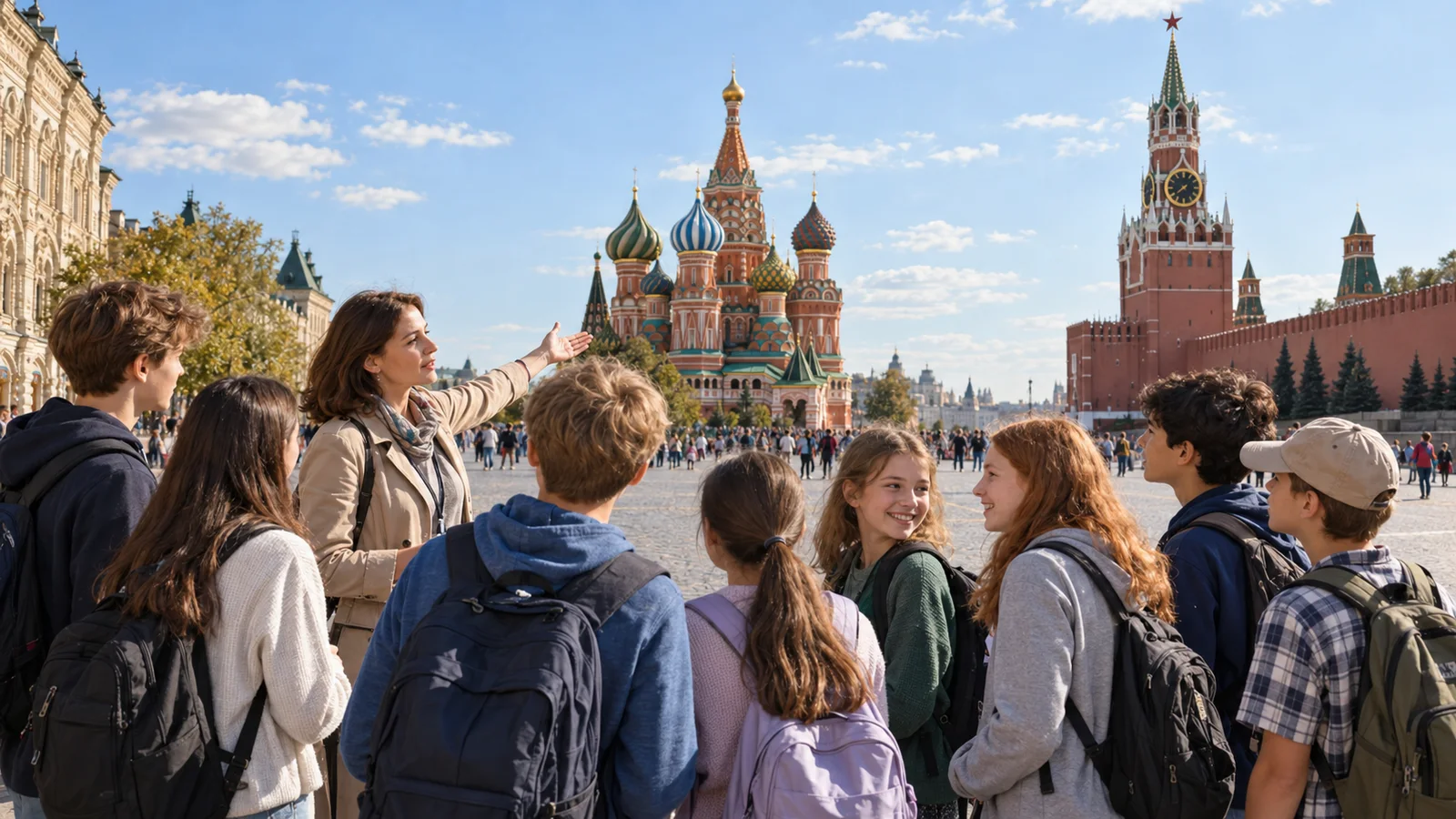 Как проходит школьная поездка в Москву