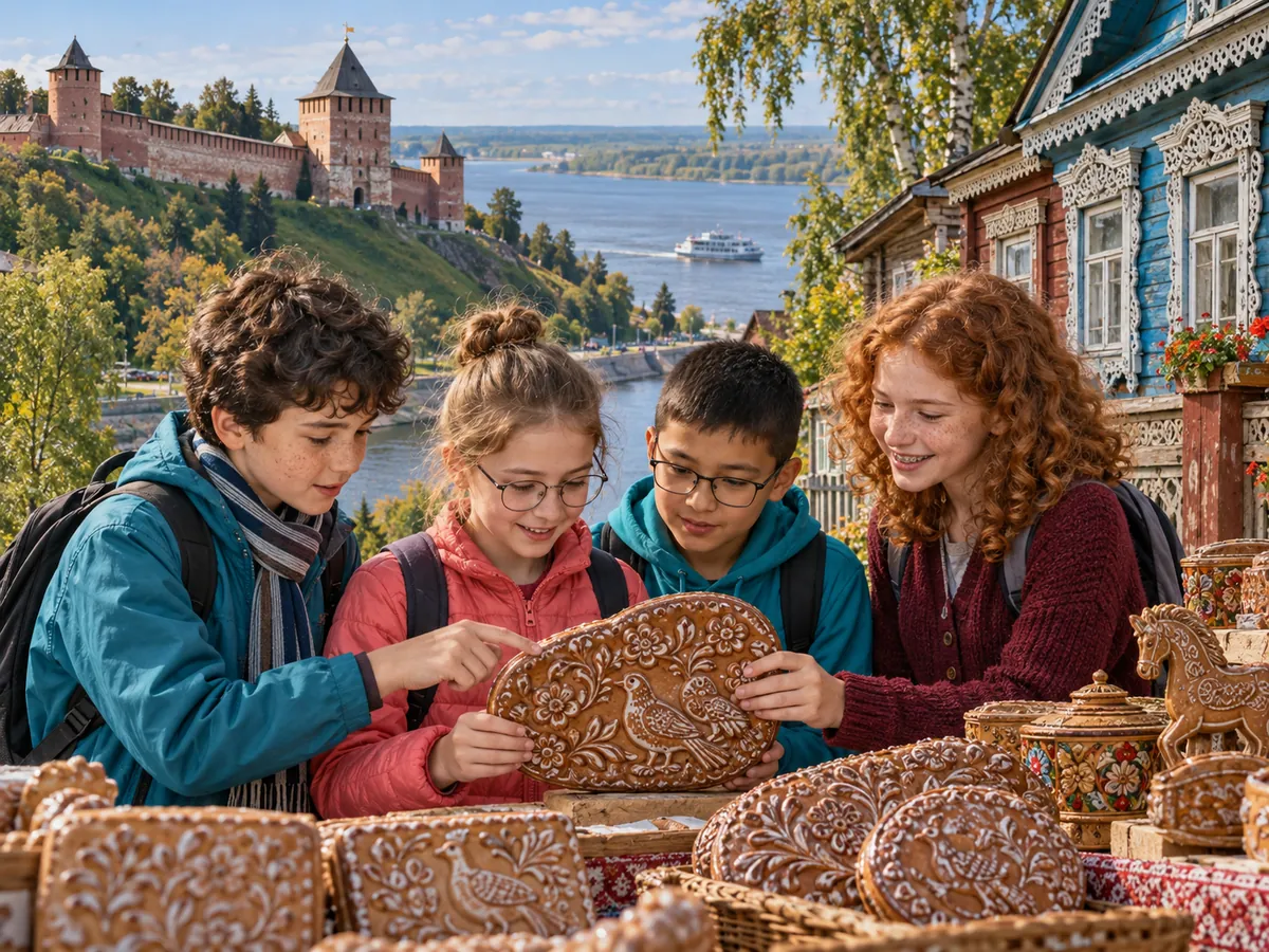 Коллаж маршрута «Нижний и Городец»