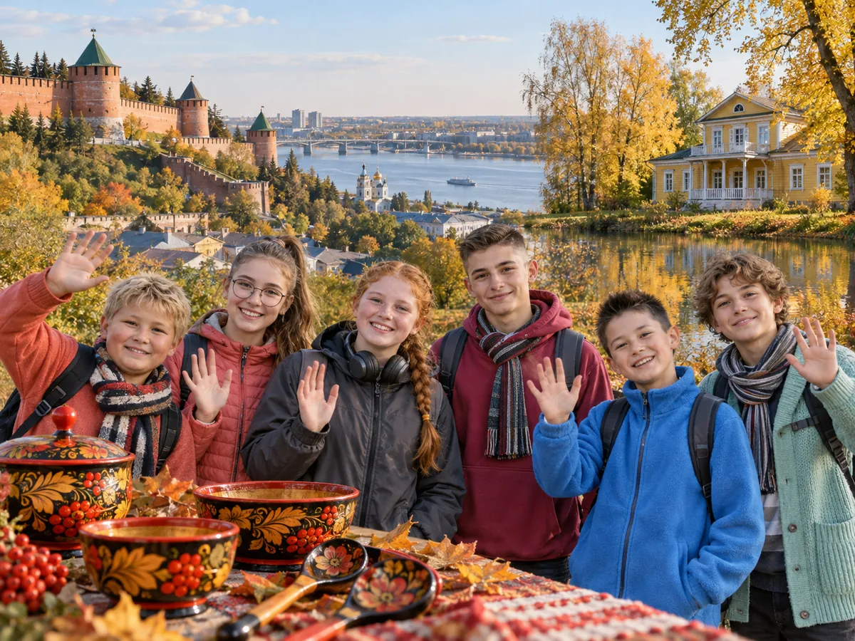 Коллаж маршрута «Пять дней Нижегородского края»