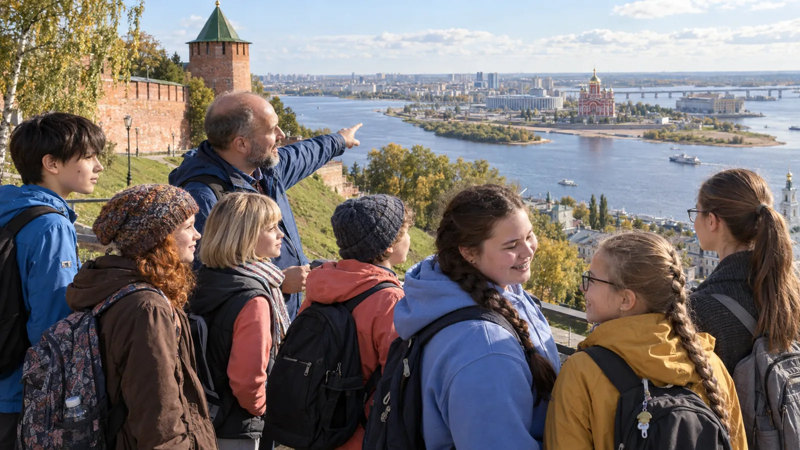 Как проходит школьная поездка в Нижний Новгород