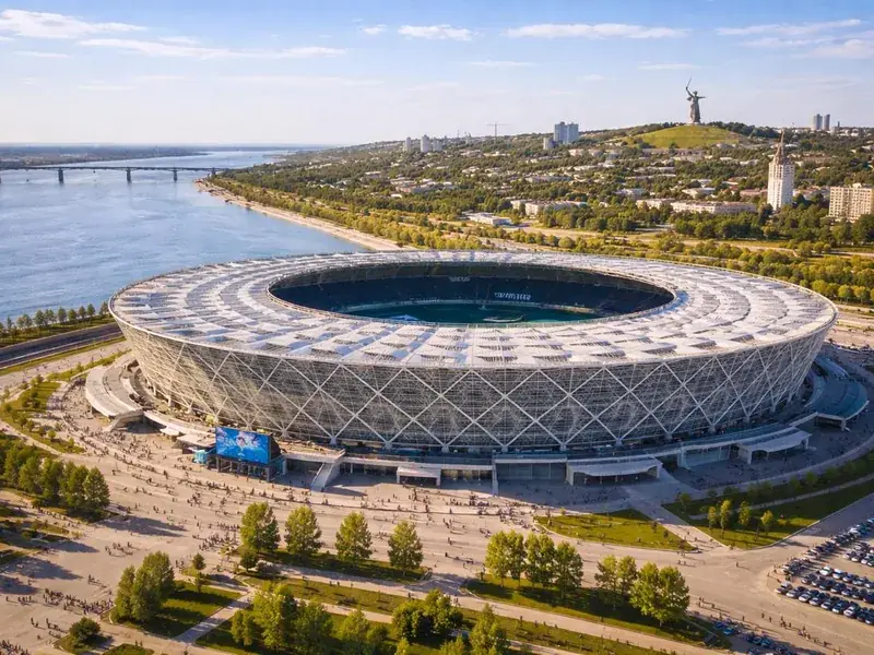 Волгоград Арена - стадион чемпионата мира изнутри, Волгоград