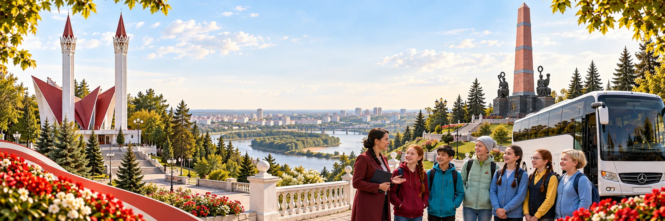 Школьные туры в Уфу: класс на экскурсии